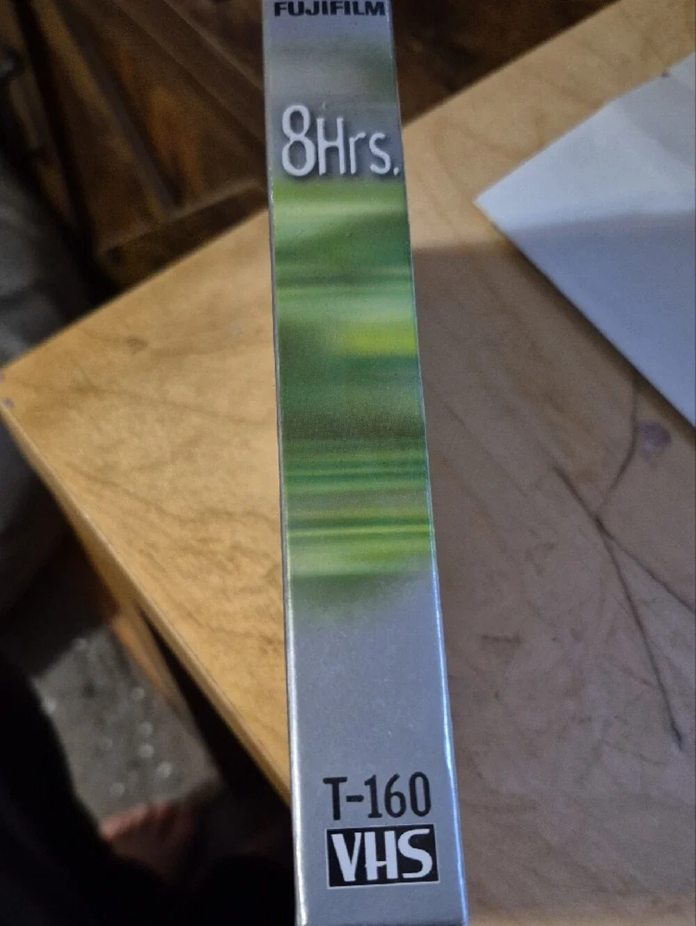 Fujifilm T-160 VHS Videocassette – Green/Blue Packaging